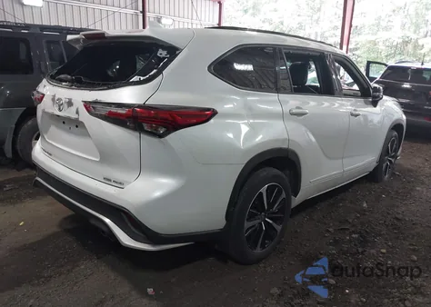 2022 Toyota Highlander Xse z USA, uszkodzony, nr VIN 5TDLZRBH6NS251314